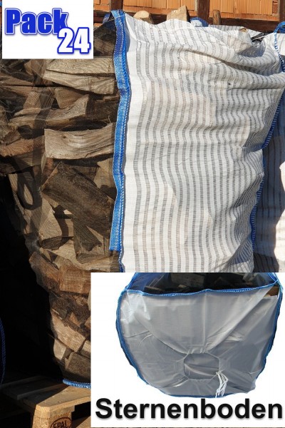 120 Stück Klassik Holzbag 100x100x160cm Sternenboden