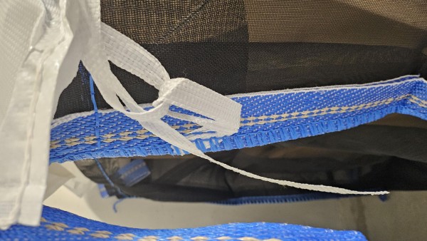 Premium Holzbag 100x100x160cm mit Abdeckung