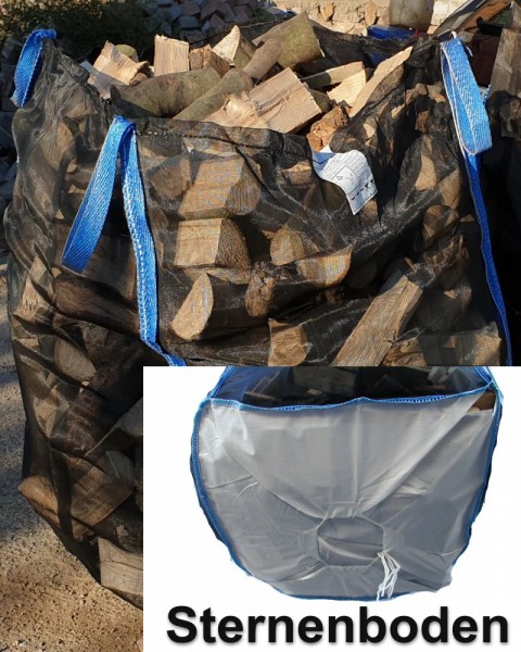 220 Premium Holzbag Woodbag 100x100x140cm Holz Bag mit Sternenboden