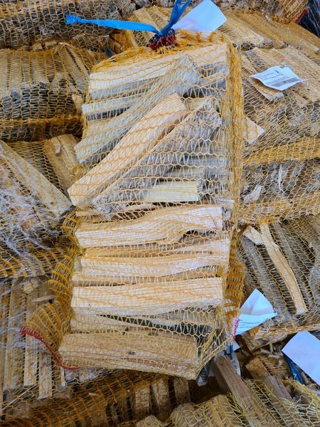 Netzsäcke für Brennholz 50x80cm Raschelsäcke