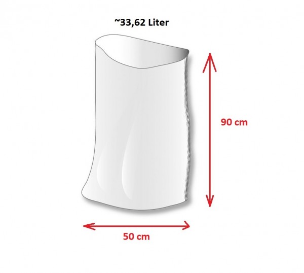 PP Gewebesack 50 x 90 cm