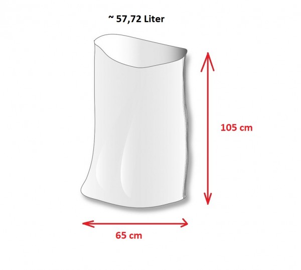 PP Gewebesack 65 x 105 cm