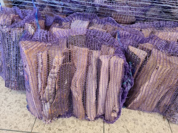 Netzsäcke für Brennholz 42x60cm Raschelsäcke